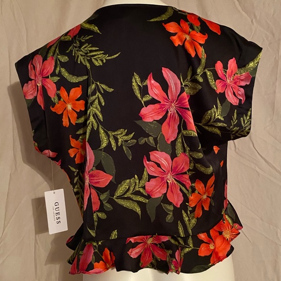 GUESS silky open  crop top - Picture 5 of 5